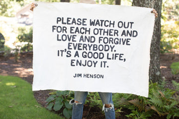 "It's a Good Life..." Jim Henson Wall Tarp