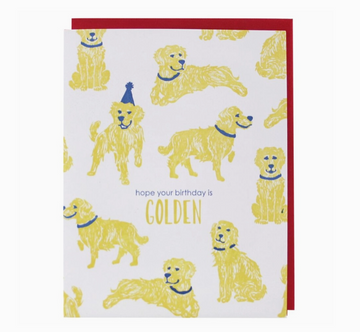 "Hope Your Birthday is Golden" (Birthday Card)