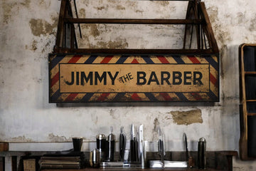 "Jimmy The Barber" Sign