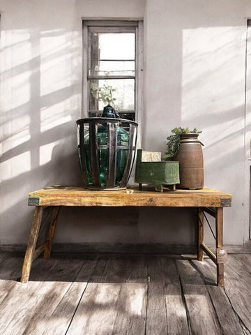 Wood + Metal Tent House Table