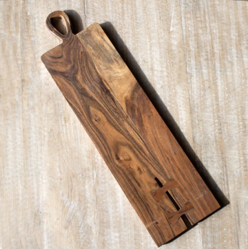 Tall Split Wood Board