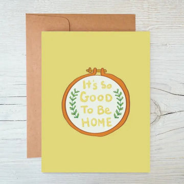 Cross Stitch Housewarming Card
