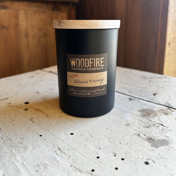 Wood Wick Soy Candle - Tobacco & Honey