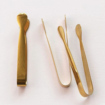 Gold Finish Stainless Steel Tongs