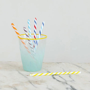 Set of 6 Hand-Blown Cocktail Stir Sticks