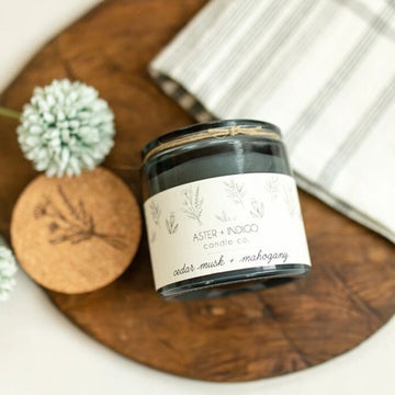 Cedar Musk + Mahogany Soy Candle