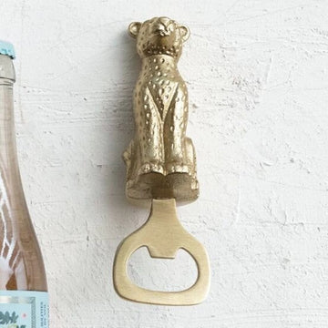 Stainless Steel Leopard Shaped Bottle Opener