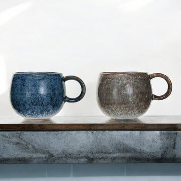 Round Stoneware 16oz Mug