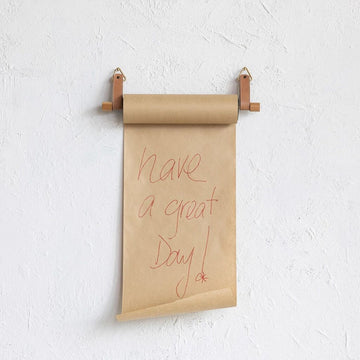 Cute Wood Wall Paper Dispenser w Paper Roll
