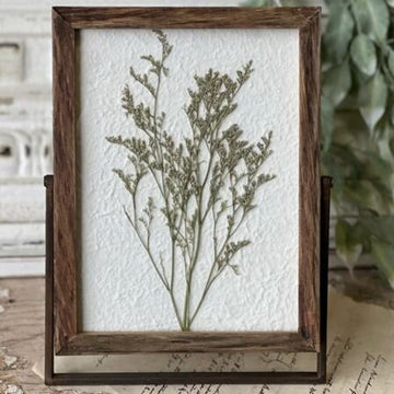 Meadow Glade Pressed Greens In Frame
