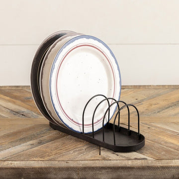 Amazing Black Plate Rack