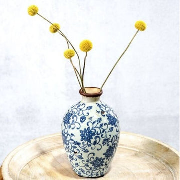 Beautiful 7.5" Vintage Floral Vase