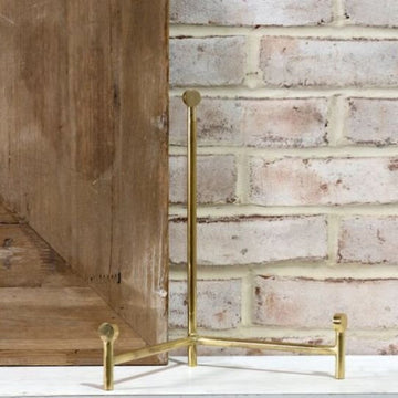 Brass Straight Back Easel