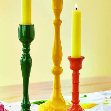 Vibrant Aluminum Taper Holder