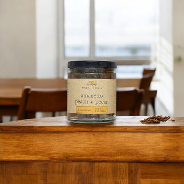 Homemade Amaretto Peach Pecan Preserve