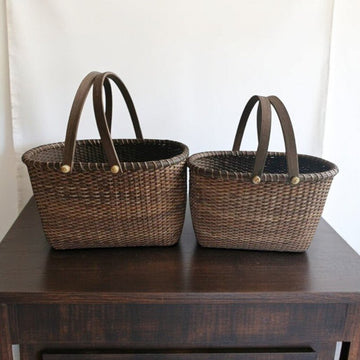 Rattan Carriage Basket