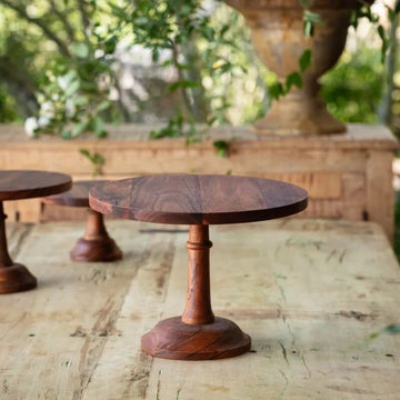 Gorgeous Wooden Cake Stand