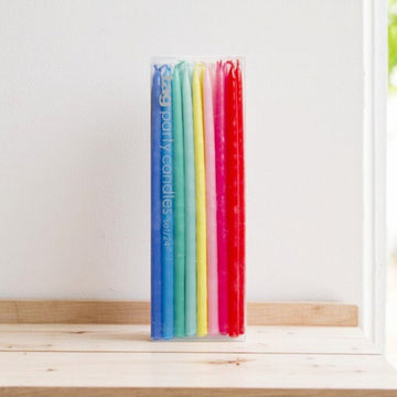 Set of 24 Colorful Party Candles