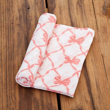 Beautiful Bows Swaddle Blanket