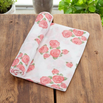 Blooming Rose Swaddle Blanket