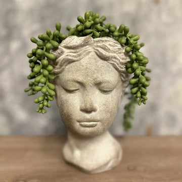 Lovely Lady Head Planter