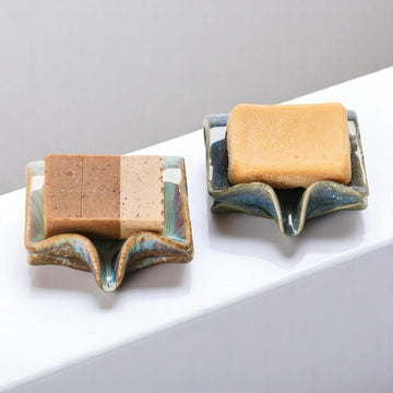 Glazed Stoneware Sponge Holder