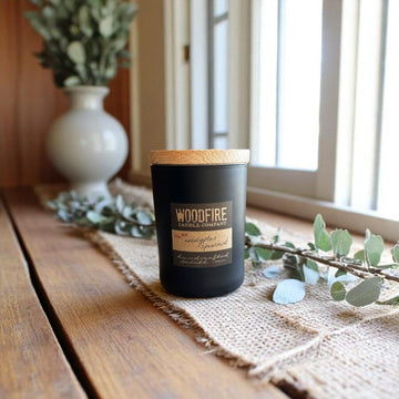 Wood Wick Soy Candle - Eucalyptus Spearmint