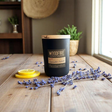 Wood Wick Soy Candle - Lavender Lemon