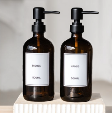 Amber Soap Pump