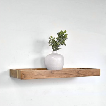 Beautiful 24" Floating Wood Shelf