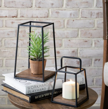 Iron + Wood Table Display