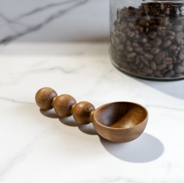 Beaded Acacia Wood Scoop