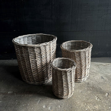Lovely Grey Willow Basket