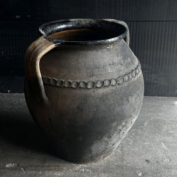 Authentic European Large Black Pottery