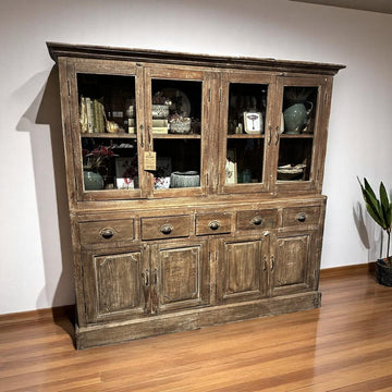 Beautiful Wooden 4-Door Hutch