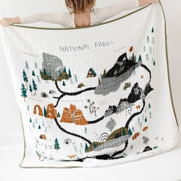 National Parks Toddler/Baby Quilt