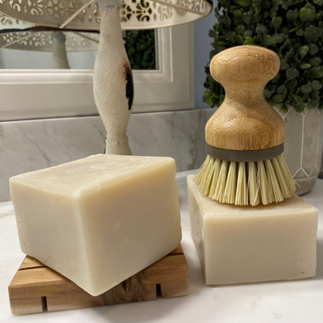 Natural Solid Dish Soap Bar- Lemon