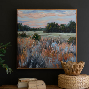 Colorful Grasslands Landscape Painting