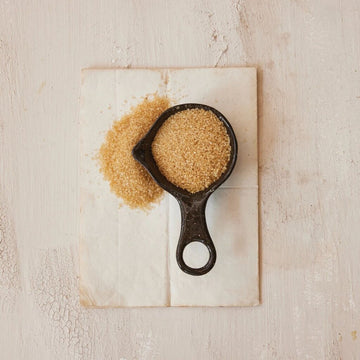 Matte Brown Stoneware Scoop