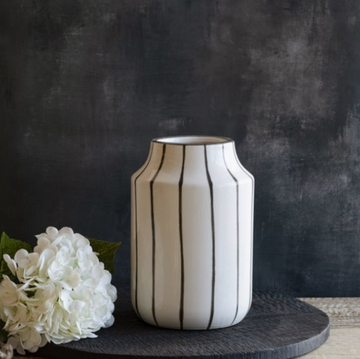 Gorgeous Wide Stripe Vase 9"