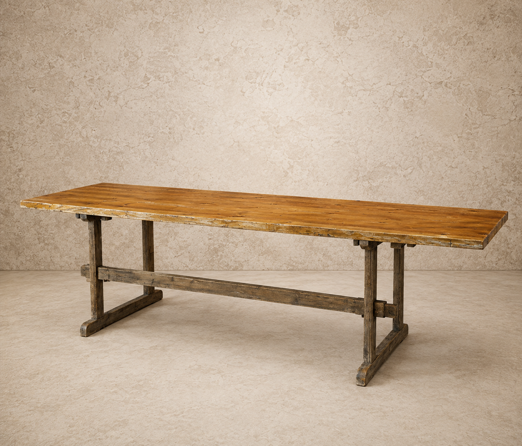 Old Pine Harvest Style Work Table – 417 Vintage Market