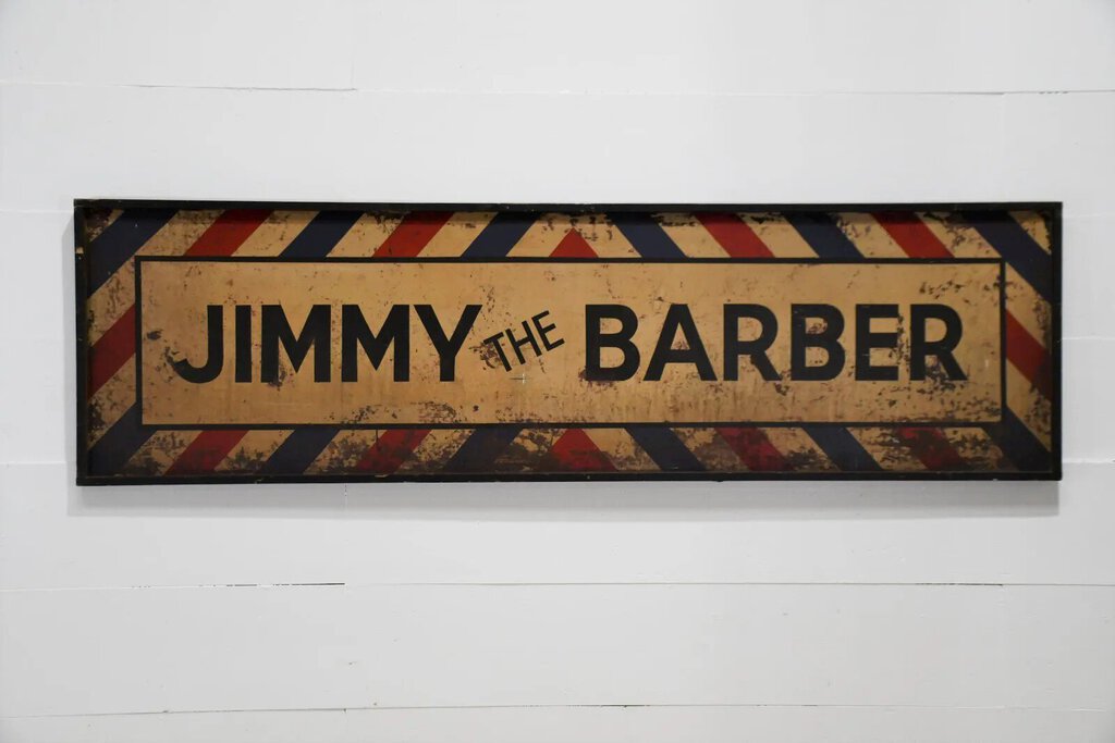 "Jimmy The Barber" Sign