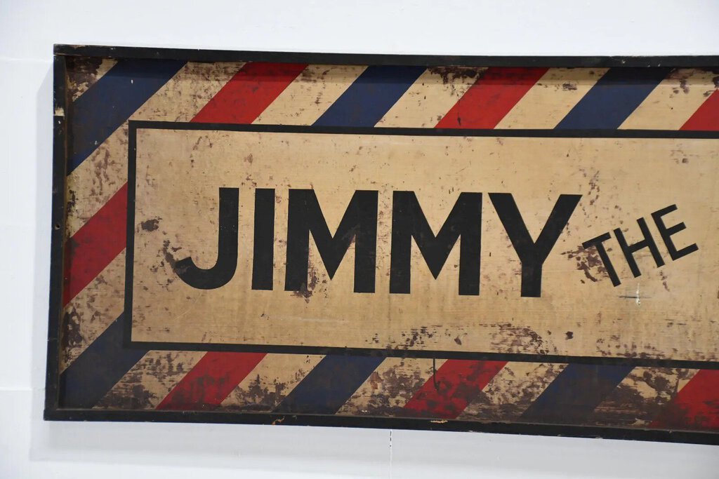 "Jimmy The Barber" Sign