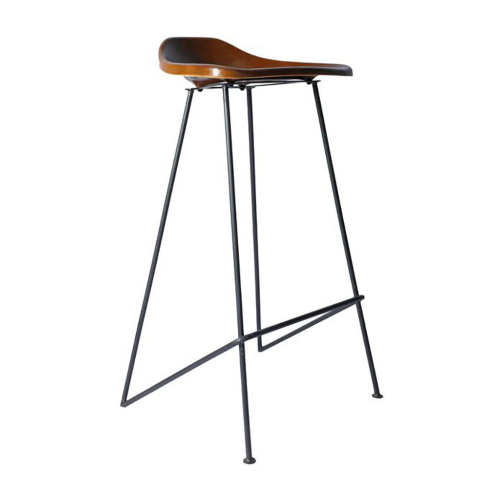 Leather Tack Shop Bar Stool
