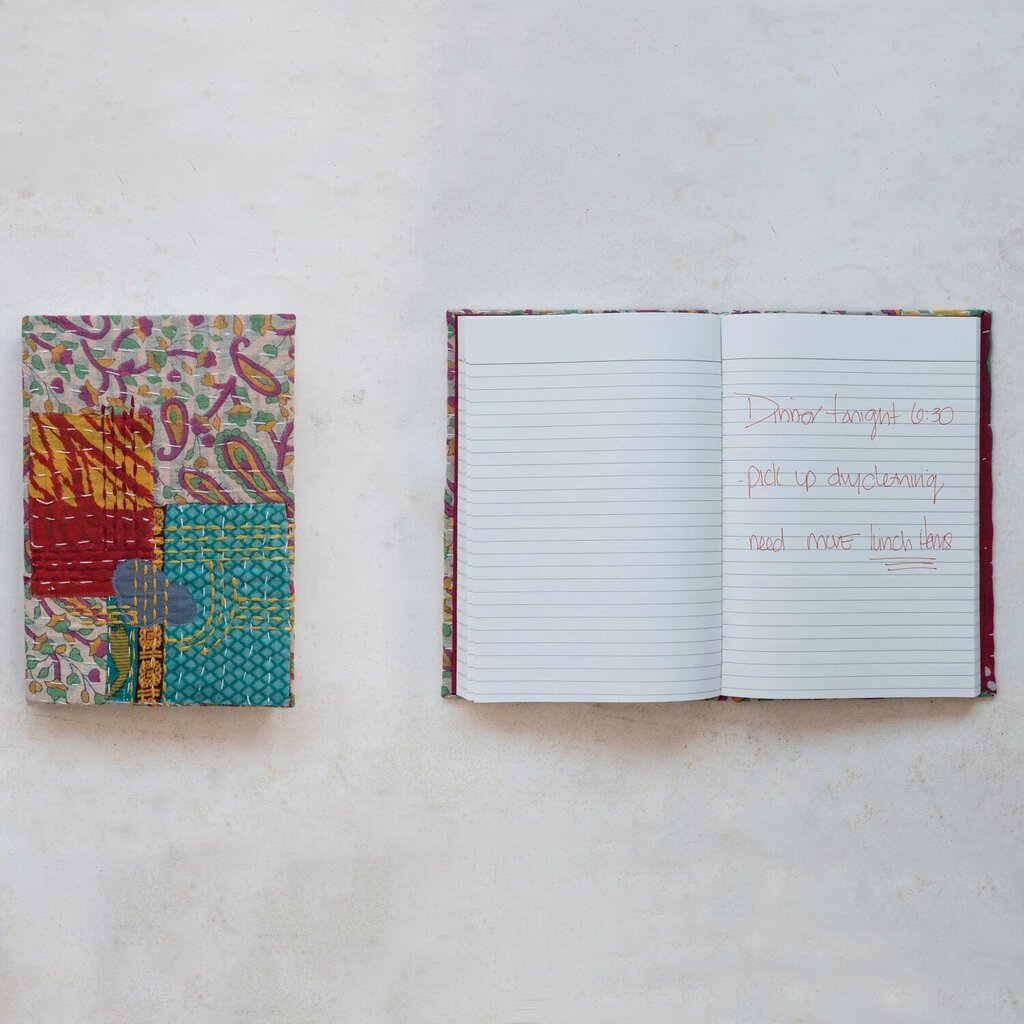 Handmade Cotton Kantha Bound Paper Journal
