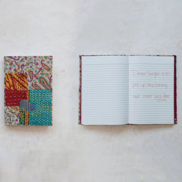 Handmade Cotton Kantha Bound Paper Journal