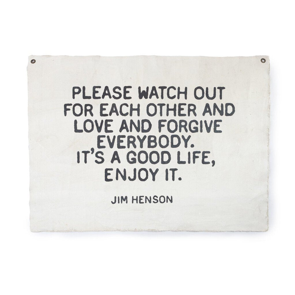 "It's a Good Life..." Jim Henson Wall Tarp