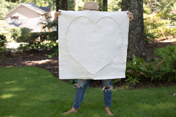 Stitched Heart Wall Tarp