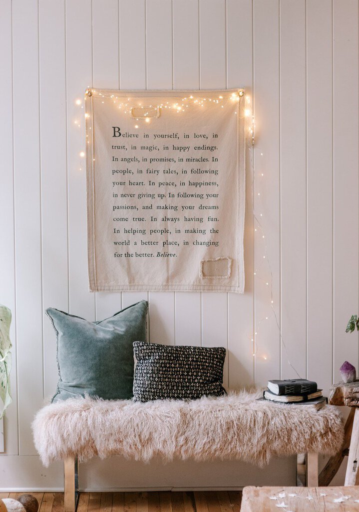 "Believe in Yourself..." Wall Tarp