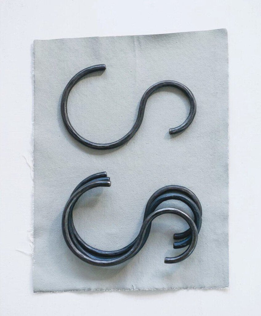 Hand-Forged Iron "S" Hook